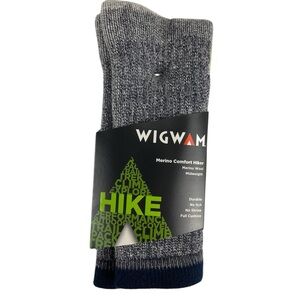 Wigwam Merino Comfort Hiker Midweight Socks Size Large (Men Shoe Size 9-12) NWT